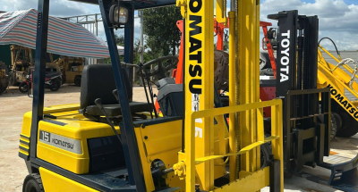 Xe nâng xăng Komatsu 1.5 tấn cũ nhập khẩu Nhật Bản tại Xe Nâng Đăk Lăk